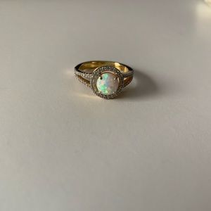 Opal and Gold ring Kay Jewelers